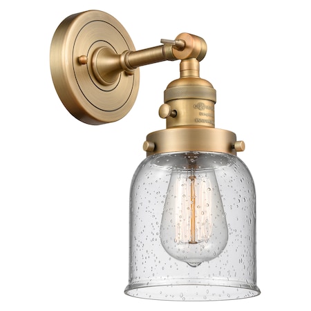 One Light Sconce With A High-Low-Off Switch.